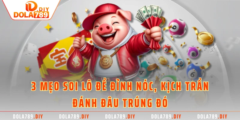 3 Mẹo Soi Lô Đề Đỉnh Nóc, Kịch Trần Đánh Đâu Trúng Đó